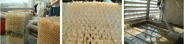 高壓噴槍進行最終清洗